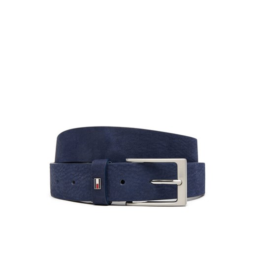 Tommy Hilfiger Pasek Męski Layton 3.5 Nubuck AM0AM13754 Granatowy ze sklepu MODIVO w kategorii Paski męskie - zdjęcie 185913762