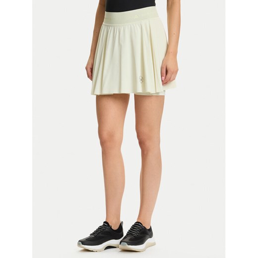 adidas by Stella McCartney Spódnica tenisowa Training JW4573 Beżowy Slim Fit ze sklepu MODIVO w kategorii Spódnice - zdjęcie 185913934