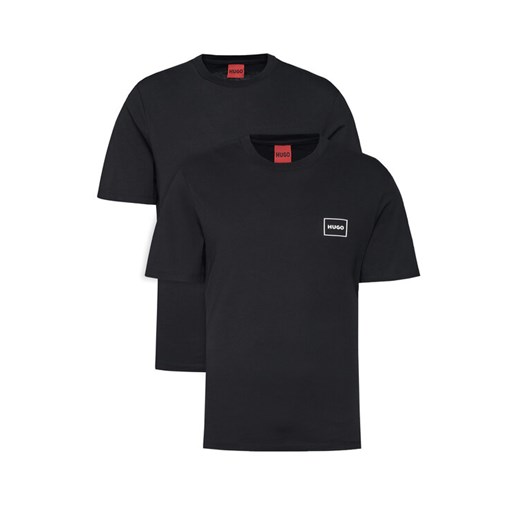 HUGO Komplet 2 t-shirtów Dugopak 50548566 Czarny Regular Fit ze sklepu MODIVO w kategorii T-shirty męskie - zdjęcie 185913953