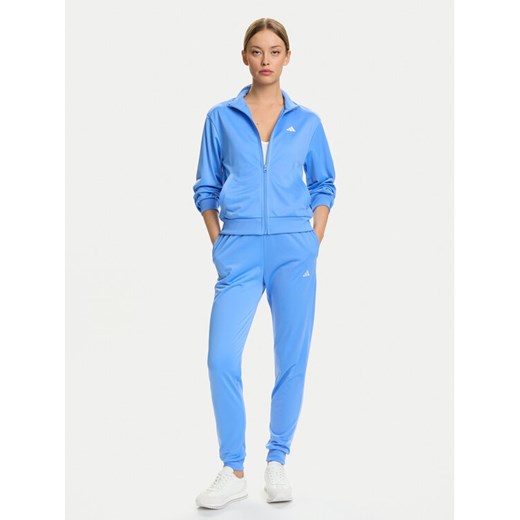 adidas Dres Essentials Feel Cozy JX0513 Niebieski Regular Fit ze sklepu MODIVO w kategorii Dresy damskie - zdjęcie 185914011