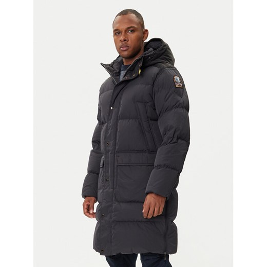Parajumpers Płaszcz zimowy Long Bear 25WMPMPUHF04 Czarny Regular Fit ze sklepu MODIVO w kategorii Płaszcze męskie - zdjęcie 185914020