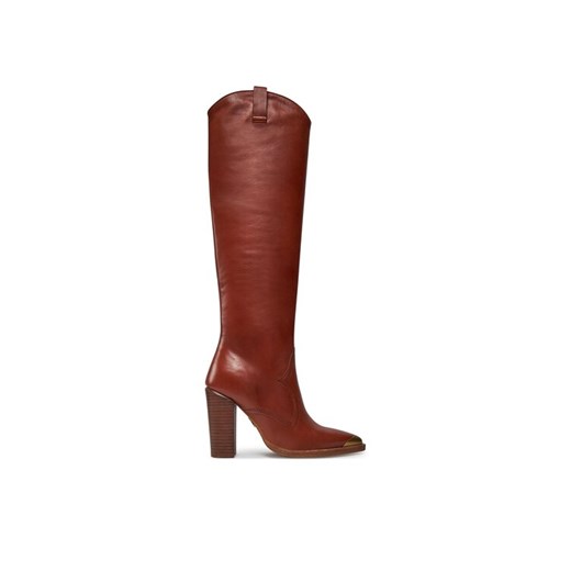 Bronx Kozaki High boots 14165-JJ Brązowy ze sklepu MODIVO w kategorii Kozaki damskie - zdjęcie 185914054