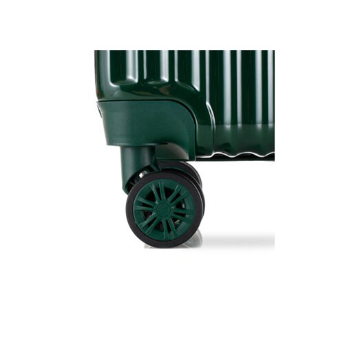 Semi Line Walizka duża T5948-3 Zielony Semi Line OS MODIVO