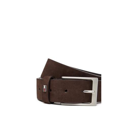 Tommy Hilfiger Pasek Męski Layton 3.5 Nubuck AM0AM13754 Brązowy Tommy Hilfiger 100 MODIVO