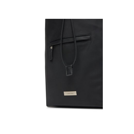 Calvin Klein Plecak Sleek Drawstring Sling LV04D3145G Czarny Calvin Klein OS MODIVO