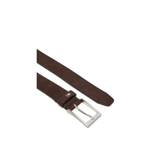 Tommy Hilfiger Pasek Męski Layton 3.5 Nubuck AM0AM13754 Brązowy Tommy Hilfiger 95 MODIVO