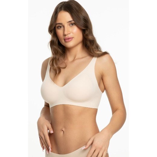 Beżowy biustonosz miękki soft Jelly Bra Basic, Kolor beżowy, Rozmiar L, Julimex ze sklepu Primodo w kategorii Biustonosze - zdjęcie 185920170