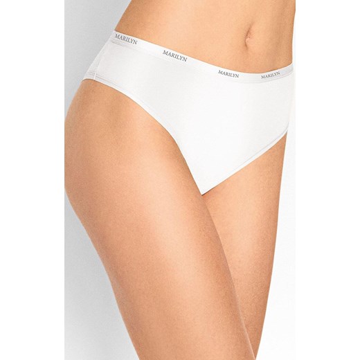 Marilyn figi damskie brazyliany białe Julia, Kolor biały, Rozmiar L, Marilyn ze sklepu Primodo w kategorii Majtki damskie - zdjęcie 185920213