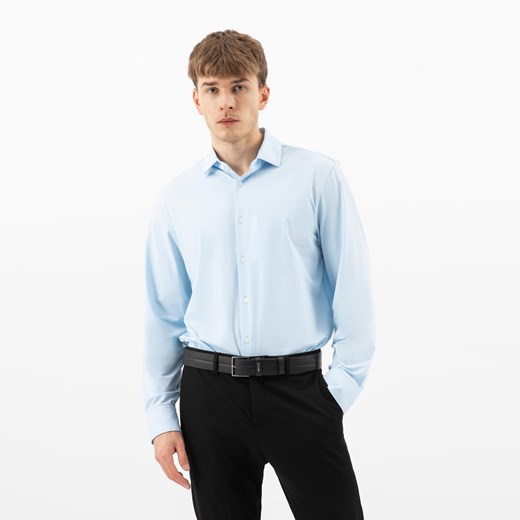 Wojas Czarny Skórzany Pasek Męski Z Tłoczeniem ze sklepu Wojas w kategorii Paski męskie - zdjęcie 185922711