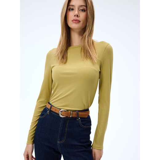 Mohito - Dopasowana bluzka - oliwkowy Mohito L Mohito