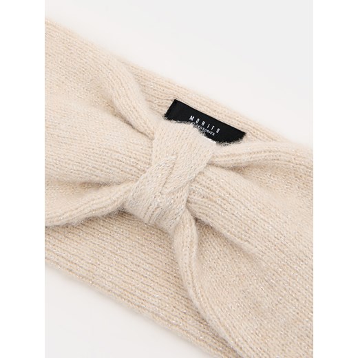 Mohito - Dzianinowa opaska - kremowy Mohito ONE SIZE Mohito