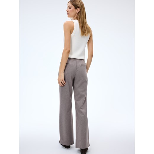 Mohito - Spodnie z szeroką nogawką - brązowy Mohito S Mohito