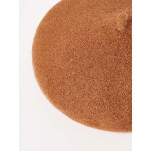 Mohito - Beret z wełną - brązowy Mohito ONE SIZE Mohito