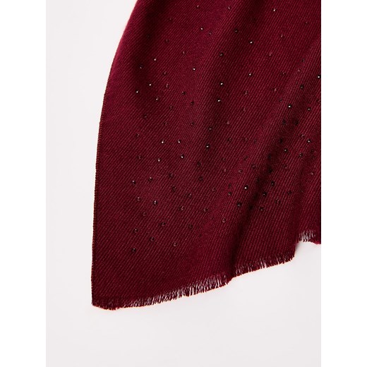 Mohito - Bordowy szalik - kasztanowy Mohito ONE SIZE Mohito