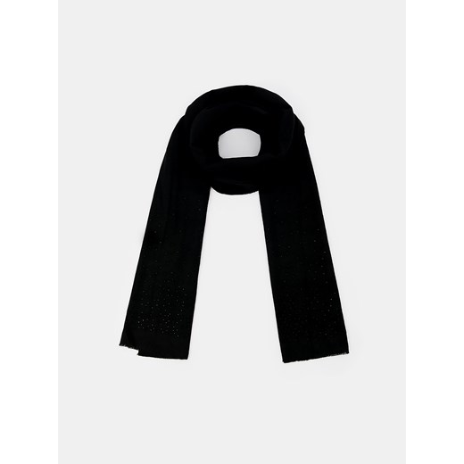 Mohito - Czarny szalik - czarny ze sklepu Mohito w kategorii Szaliki i chusty damskie - zdjęcie 185926313