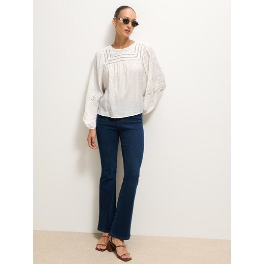 Mohito - Bluzka z wiskozą - kremowy Mohito 36 Mohito