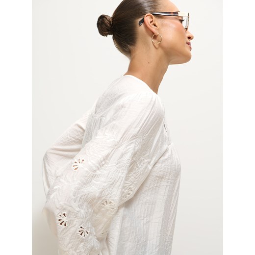 Mohito - Bluzka z wiskozą - kremowy Mohito 32 Mohito