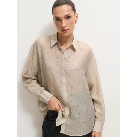 Mohito - Koszula z lyocellem - szary Mohito 38 Mohito