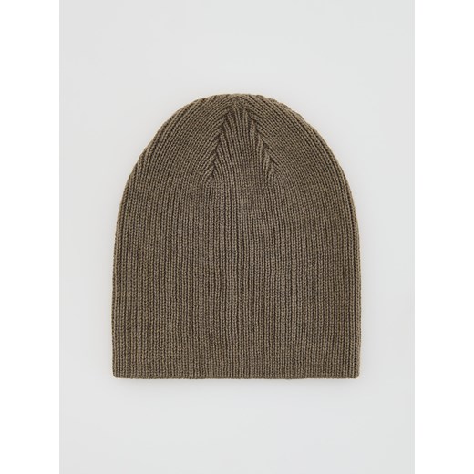 Reserved - Czapka beanie - brązowy ze sklepu Reserved w kategorii Czapki zimowe męskie - zdjęcie 185928494