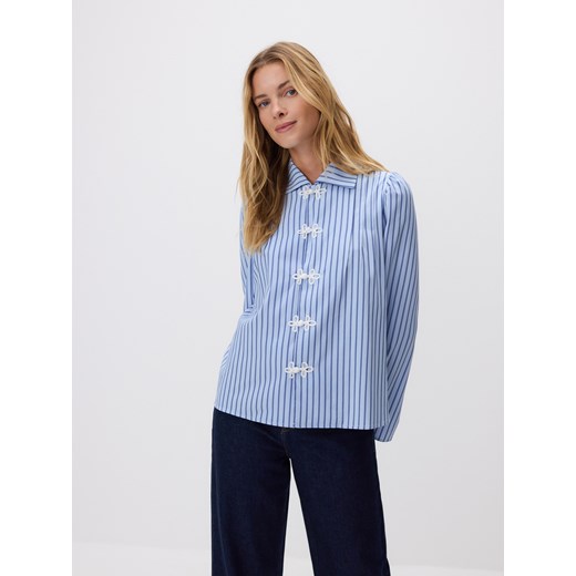 Reserved - Koszula w paski - jasnoniebieski Reserved M Reserved