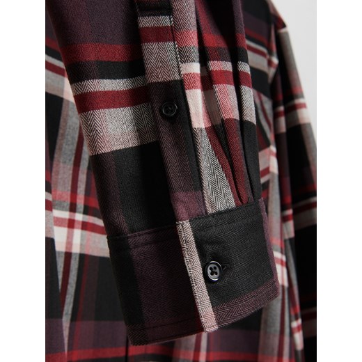 Reserved - Koszula regular fit w kratę - czerwony Reserved M Reserved