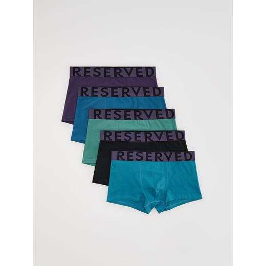 Reserved - 5 pack bokserek Classic - fioletowy ze sklepu Reserved w kategorii Majtki męskie - zdjęcie 185929012