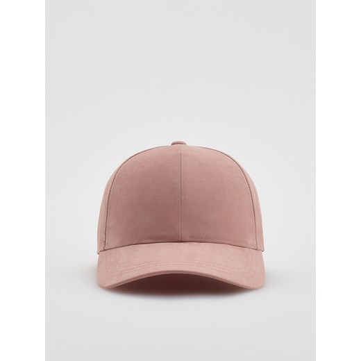 Reserved - Czapka z daszkiem - pastelowy róż ze sklepu Reserved w kategorii Czapki z daszkiem damskie - zdjęcie 185931184