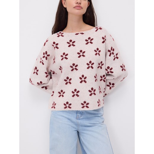 Reserved - Wzorzysty sweter - wielobarwny Reserved S Reserved