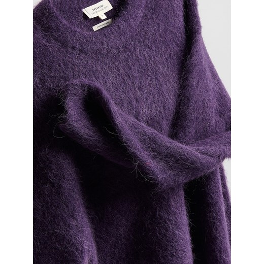 Reserved - Sweter z wełną alpaki - fioletowy Reserved XS Reserved