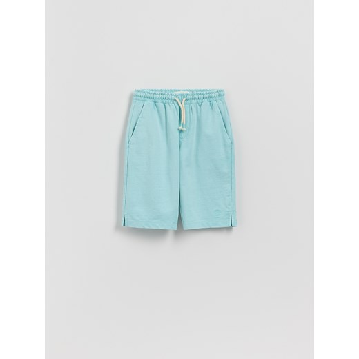 Reserved - Szorty bermudy - miętowy Reserved 164 (13 lat) wyprzedaż Reserved