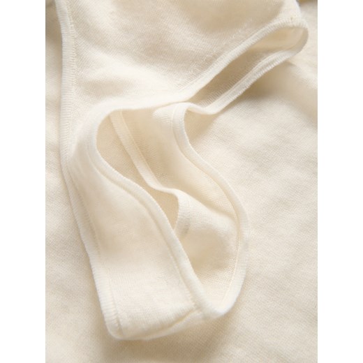 Reserved - Wełniany top - złamana biel Reserved L Reserved