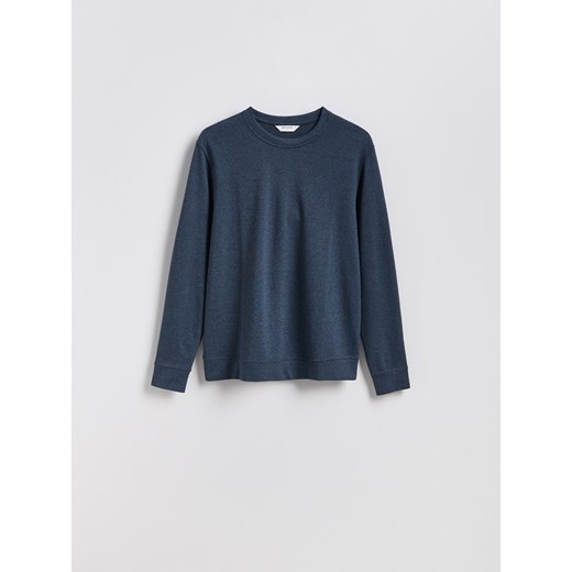 Reserved - Longsleeve regular - granatowy Reserved XL Reserved