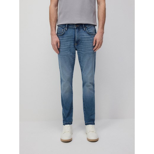 Reserved - Jeansy slim fit - niebieski ze sklepu Reserved w kategorii Jeansy męskie - zdjęcie 185938293