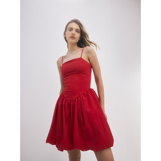 Reserved - Sukienka bombka - czerwony ze sklepu Reserved w kategorii Sukienki - zdjęcie 185940374