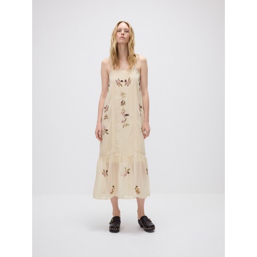 Reserved - Sukienka z aplikacją - wielobarwny ze sklepu Reserved w kategorii Sukienki - zdjęcie 185940694