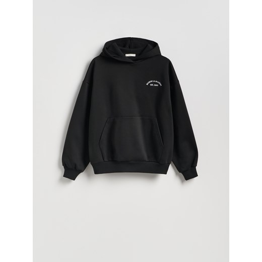 Reserved - Bluza oversize z kapturem - czarny Reserved XS/S Reserved