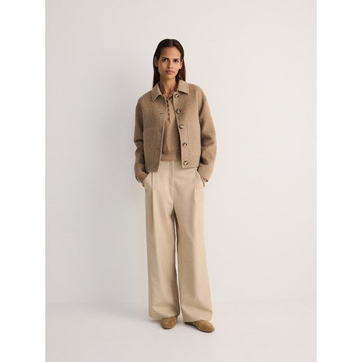 Reserved - Spodnie w paski - wielobarwny ze sklepu Reserved w kategorii Spodnie damskie - zdjęcie 185942780