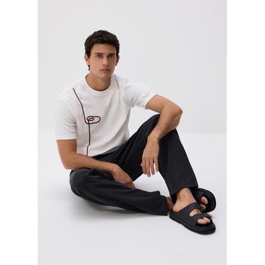 Reserved - T-shirt comfort fit - biały ze sklepu Reserved w kategorii T-shirty męskie - zdjęcie 185944091