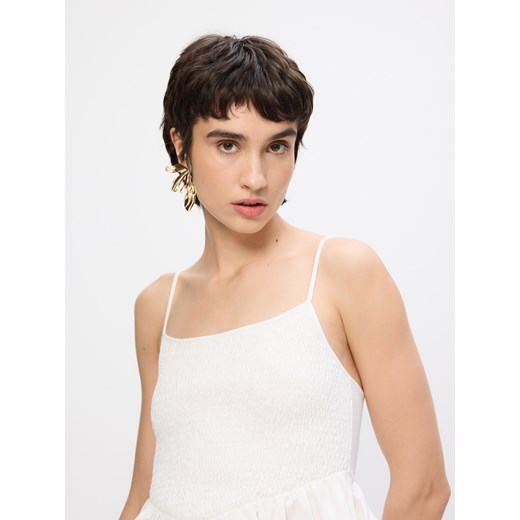 Reserved - Kolczyki o nieregularnym kształcie - złoty Reserved ONE SIZE wyprzedaż Reserved