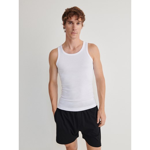 Reserved - 2 pack podkoszulek - biały ze sklepu Reserved w kategorii Podkoszulki męskie - zdjęcie 185946324