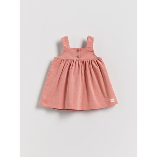 Reserved - Sukienka na ramiączkach - brudny róż Reserved 80 (9-12 m.) Reserved