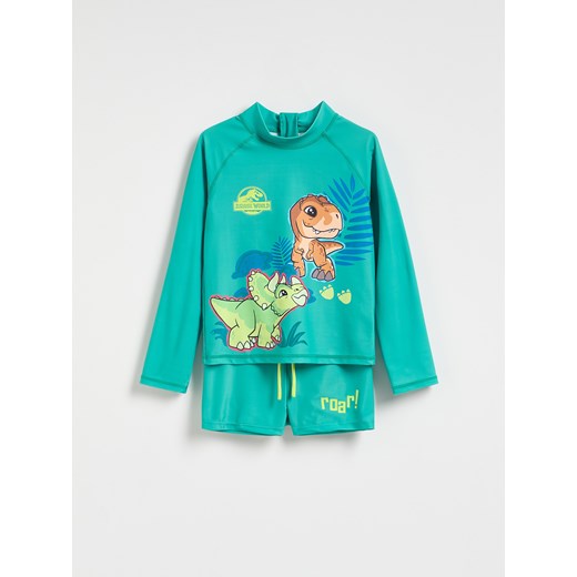 Reserved - Kostium kąpielowy Jurassic World - zielony ze sklepu Reserved w kategorii Stroje kąpielowe - zdjęcie 185947264