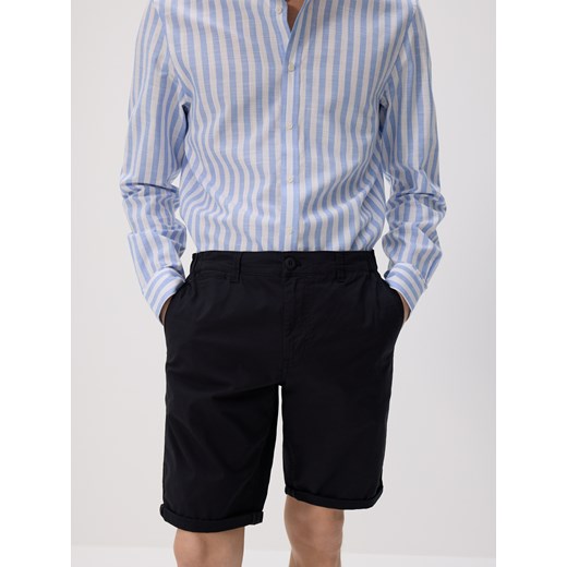 Reserved - Szorty chino slim - czarny Reserved XXL promocja Reserved