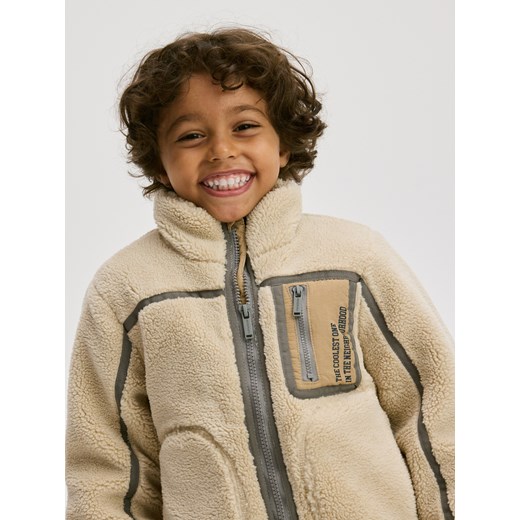 Reserved - Kurtka z ociepleniem - beżowy ze sklepu Reserved w kategorii Kurtki chłopięce - zdjęcie 185948861