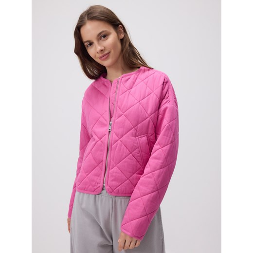 Reserved - Pikowana kurtka - intensywny róż ze sklepu Reserved w kategorii Kurtki damskie - zdjęcie 185950933