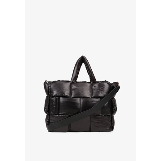 Czarna Torebka Typu Shopper Ozdobiona Wypukłym Pikowaniem Vamiste Renee ONE SIZE renee.pl