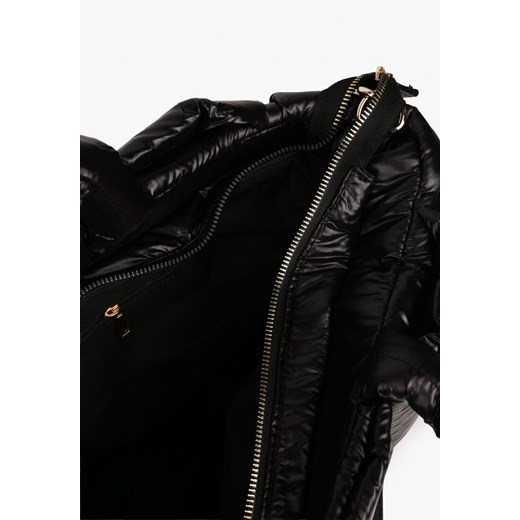 Czarna Torebka Typu Shopper Ozdobiona Wypukłym Pikowaniem Vamiste Renee uniwersalny renee.pl