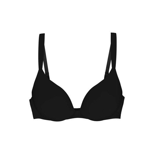 Triumph Biustonosz damski na fiszbinach - usztywniany - Body Make-Up Illusion Kobiety Sztuczne włókno czarny jednolity ze sklepu vangraaf w kategorii Biustonosze - zdjęcie 185956650