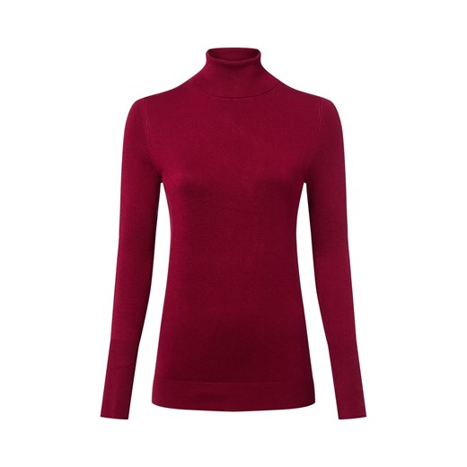 Marie Lund Sweter damski z dzianiny Kobiety bordowy jednolity ze sklepu vangraaf w kategorii Swetry damskie - zdjęcie 185956724