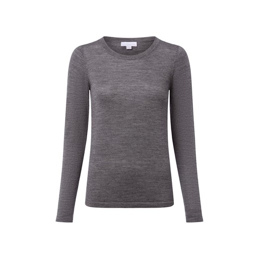 brookshire Sweter z dzianiny merino Kobiety Wełna szary marmurkowy ze sklepu vangraaf w kategorii Swetry damskie - zdjęcie 185956752